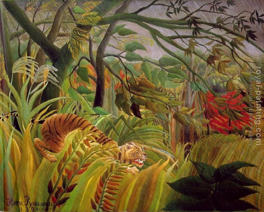 Henri Rousseau : Tiger in a Tropical Storm